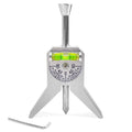 Pipe Center Finder Punch Tool, Fitting Tools, Stainless Steel Center Punch Tool, with Adjustable Dial Bubble Protractor, Pipe Marker for 1/2" or Larger, Marking and Positioning for Pipe Fitters