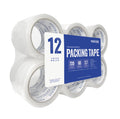 Packedge Clear Packing Tape, 12 Rolls, 1.88 in x 60 Yd Heavy Duty Shipping