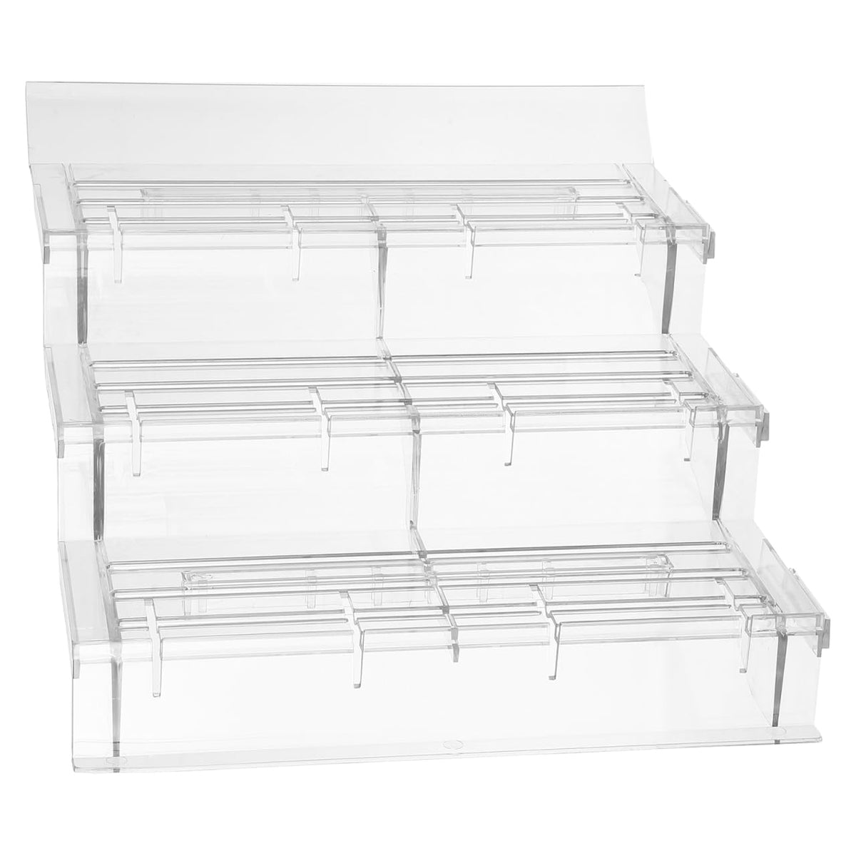 PartyKindom Food Display Riser Layer Plastic for Supermarket Cold