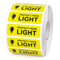 1000 PCS Protect from Light Labels 1.5 x 0.5 Inches