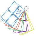 Dry Erase Labels Stickers, 3x5 Inch Reusable Notes for Storage Bins, 40 Pcs