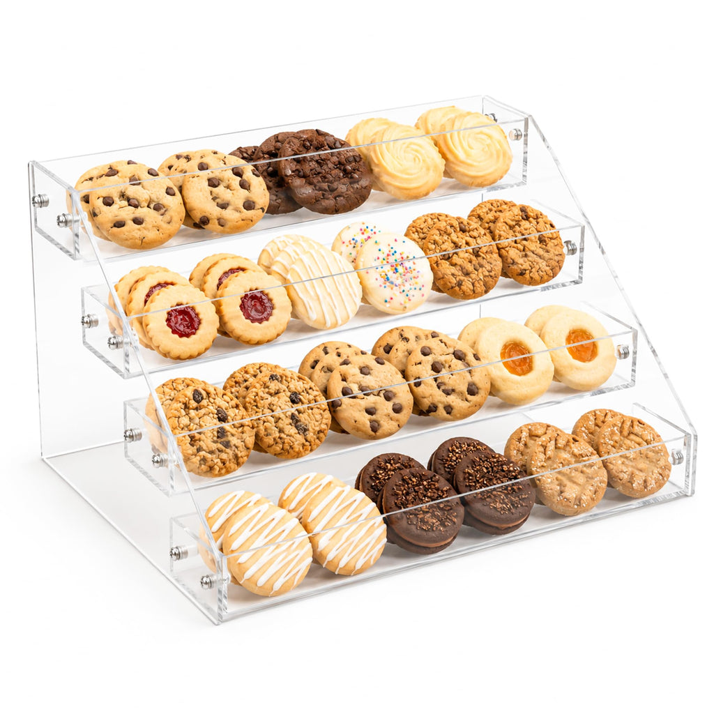 4 Tier Cookie Display Stand for Cookies Display Acrylic Cookie Stand