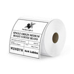 MUNBYN 4x4 Thermal Labels, 500 Sheets/Roll, White 4x4" 1