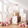 6 Pcs Wildflowers Acrylic Wedding Sign for Reception and Ceremony