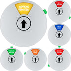 4 Pcs Office Door Sign, White Rotating Status Door Sign with 6 Options