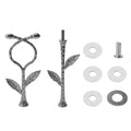 pson 2-Tier Cake Stand Hardware Kit, Vines Design Cupcake and Dessert Stands Tray Fittings for Weddings, Parties, Tea Gatherings(Silver) Silver,Vines