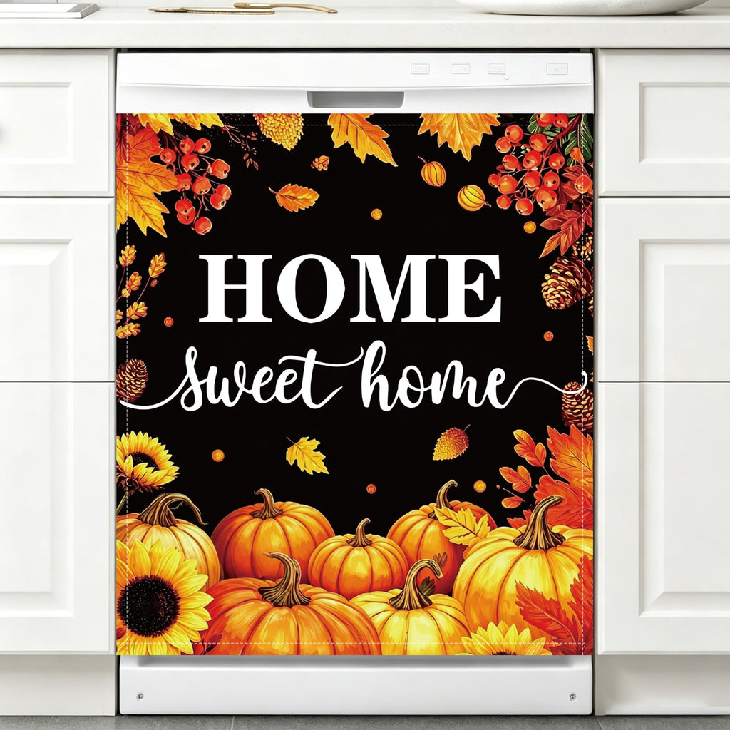 Fall Dishwasher Magnet Cover Pumpkin