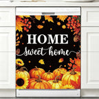 Fall Dishwasher Magnet Cover Pumpkin