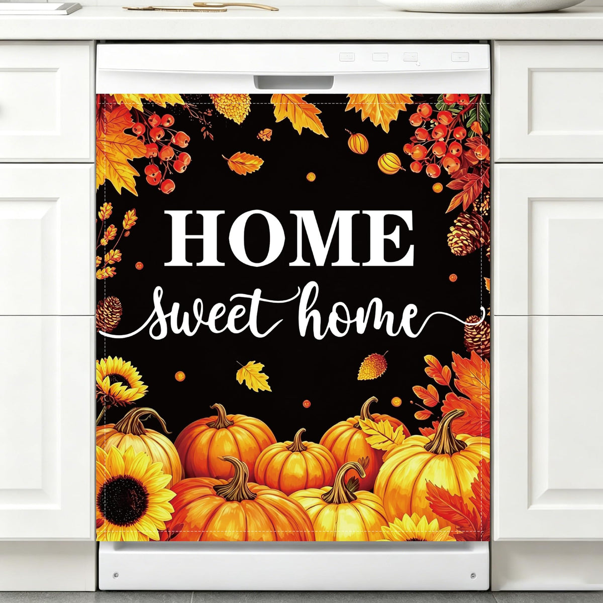 Fall Dishwasher Magnet Cover Pumpkin