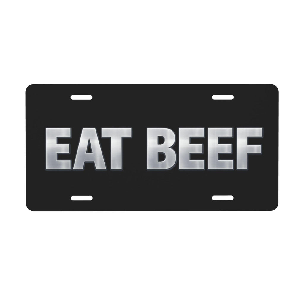 Eat Beef Aluminum License Plate Country Ranch Decor 6x12 Eat Beef