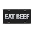 Eat Beef Aluminum License Plate Country Ranch Decor 6x12 Eat Beef