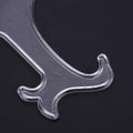 10pcs Clear Plastic Plate Holders, Foldable Adjustable Display Stand for Plates Picture Frames Dinnerware, with Support Stable Hook (17.5cm) 17.5cm