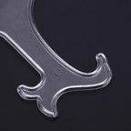 10pcs Clear Plastic Plate Holders, Foldable Adjustable Display Stand for Plates Picture Frames Dinnerware, with Support Stable Hook (17.5cm) 17.5cm