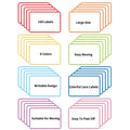 160 Pcs Moving Labels for Boxes, 8 Color-Coded Writable Stickers, 6 x 4 in