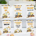 Construction Theme Birthday Party Supplies, Excavator Birthday Decorations