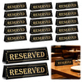 24 Pcs Acrylic Reserved Table Signs for Wedding Double Sided
