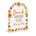 Fall Drink Bar Sign Drink Station Decor for Wedding Fall Festival 8"x10"