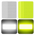 PHIXBEAR Premium Reflective Stickers, Super‑Bright & Waterproof, 16-Pack