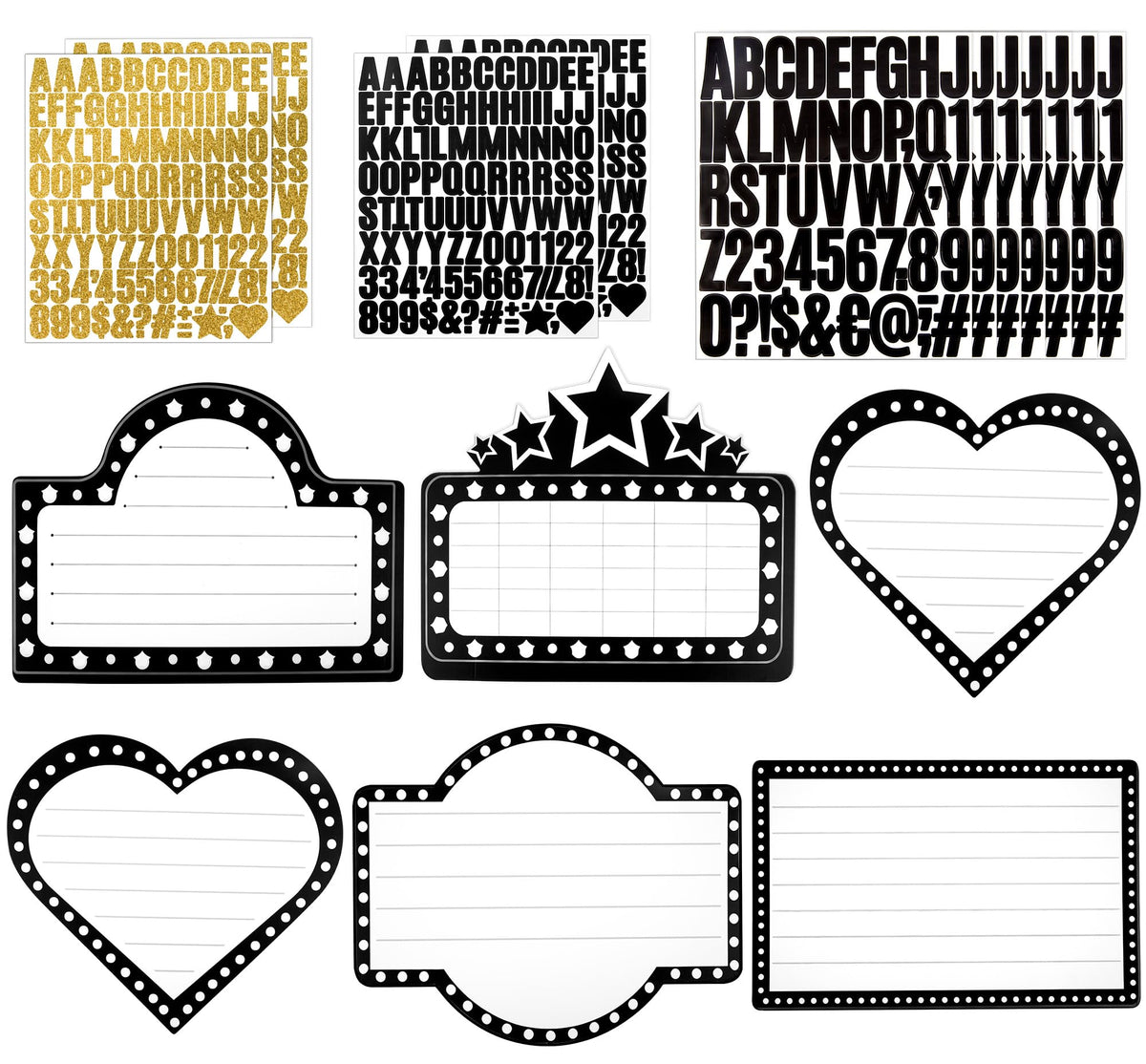 6 Pack Wedding Bottle Service Sign for Entrance with Letters Sticker