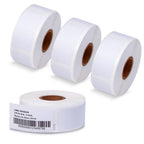 Compatible with DYMO LW 30336 Barcode Label Maker Refill 1" x 2-1/8" White 1" x 2-1/8" 4