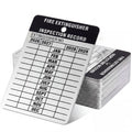 100 Pack Aluminum Fire Extinguisher Tags Monthly Inspection, 2027-2030 100