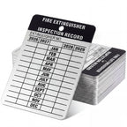 100 Pack Aluminum Fire Extinguisher Tags Monthly Inspection, 2027-2030 100