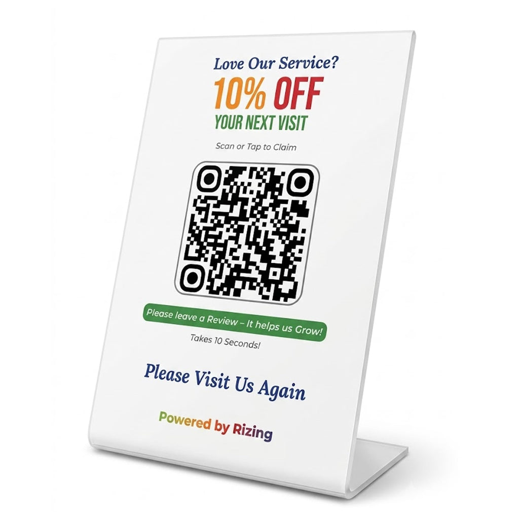 Rizing NFC Review and Lead Capture Stand – 1 Pack