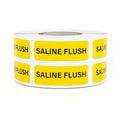 1000 Pcs Saline Flush Veterinary Stickers 0.5 x 1.5 Inch Self-Adhesive