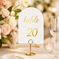 Wedding Arch Table Numbers 1-20 Plus Head Table