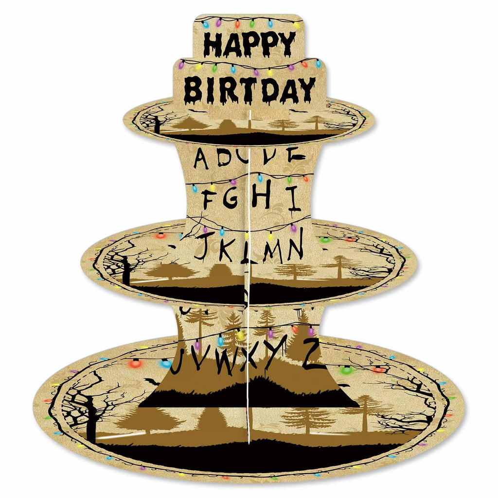 Horror Themed Birthday Party Cupcake Stands Cake Tower