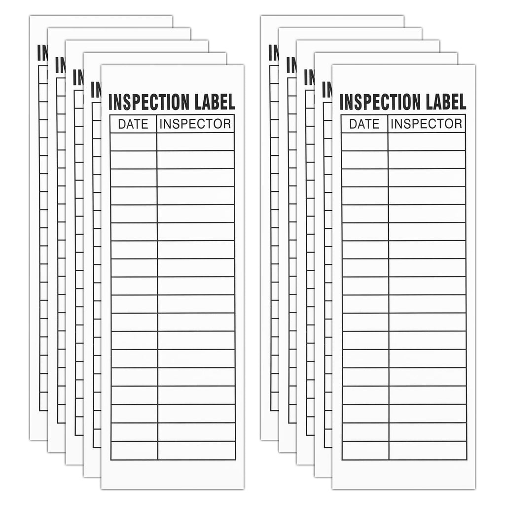 10 Pcs General Inspection Labels 10