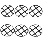 esowemsn 6pcs Plastic Pot Saucer Rack Stand 4.7inch Vase Lifter Bottom Drainer Flower Pot Level Feet for Indoor Outdoor Garden