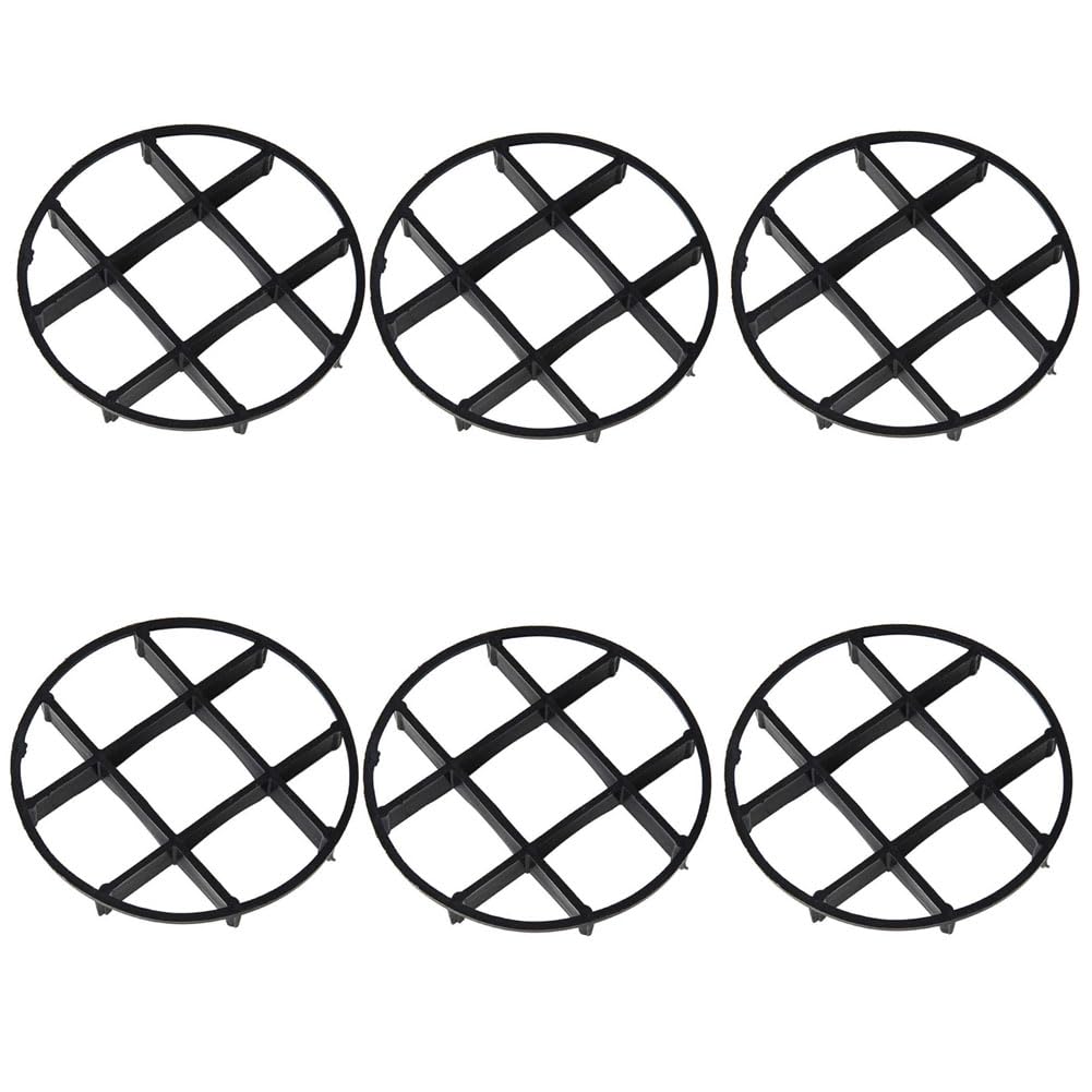 esowemsn 6pcs Plastic Pot Saucer Rack Stand 4.7inch Vase Lifter Bottom Drainer Flower Pot Level Feet for Indoor Outdoor Garden
