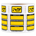 300 Pcs Fleet Service Oil Change Stickers, Next Service Due Labels, Vehicle Maintenance Tracking Labels for Auto Repair Shops, Workshops, and Fleet Management