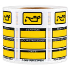 300 Pcs Fleet Service Oil Change Stickers, Next Service Due Labels, Vehicle Maintenance Tracking Labels for Auto Repair Shops, Workshops, and Fleet Management