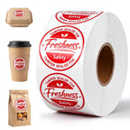 1000 Pcs Food Delivery Tamper Evident Sticker, 2 Inch Round Label