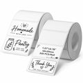NIIMBOT 2 Rolls Thermal Labels, 1.57" x 0.79"(40x20mm) Waterproof Oil-Proof