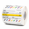 Dissolvable Food Rotation Labels 2"×3" Shelf Life Stickers 300 PCS