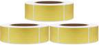 Hybsk 1x2 Inch Gold Color-Coding Labels Rectangle Inventory Organizer Identification Sticker 500 Labels Per Roll (1"x2", Gold) (Pack of 3) 1"x2" (Pack of 3)