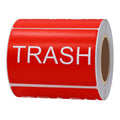 Hybsk 300pcs Trash Stickers 3x2 inch Clean Sign Disposal Reminder Labels for Garbage Homes, Offices, Warehouses (Pack of 5) 1 Roll (Pack of 5)