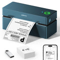 POLONO Bluetooth Thermal Shipping Label Printer, 4x6 Thermal Label Printer Blue