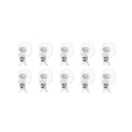 10-Pack Suction Cup Clips, Clear Tag Holders for Sign Display