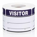 500 Pcs Visitor Stickers Name Badge Tag Hall Passes, Blue