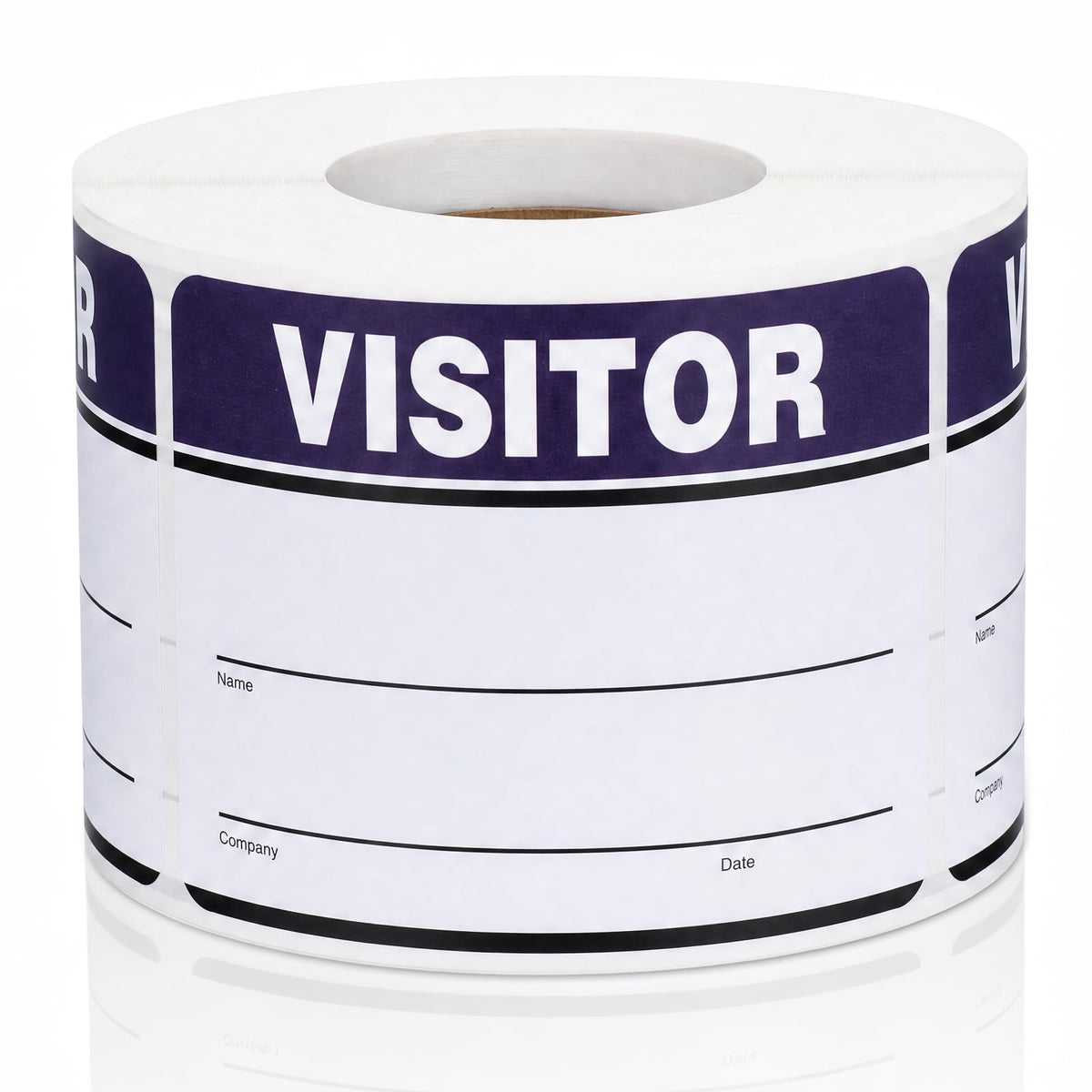 500 Pcs Visitor Stickers Name Badge Tag Hall Passes, Blue