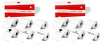 Phomemo 1.57"x1.18"(40x30mm) Label, 6 Rolls M110/M100/M150/M250/M220 Thermal Paper - Multi-Purpose Square Self-Adhesive Label, 230 Labels/Roll, Black on White (Pack of 2)