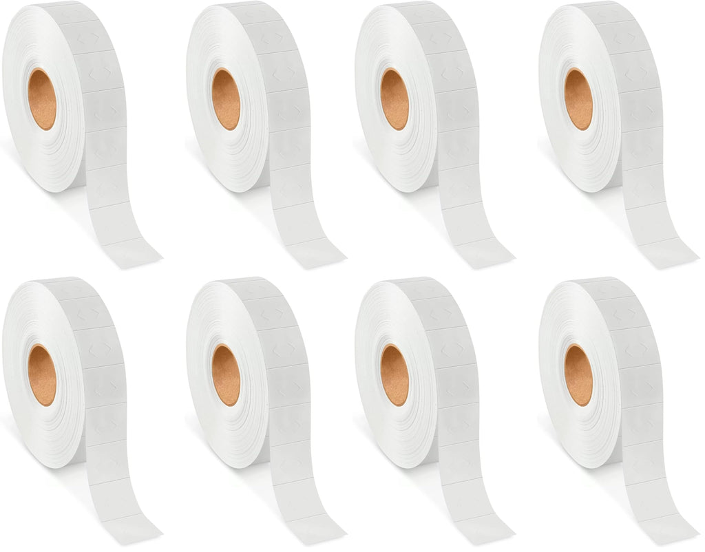 2 Rolls Pricing Labels for Monarch 1136 Two-Line Pricemarker - 3,500 Labels (White) (Pack of 4) 0.64 x 0.78 inches (Pack of 4)