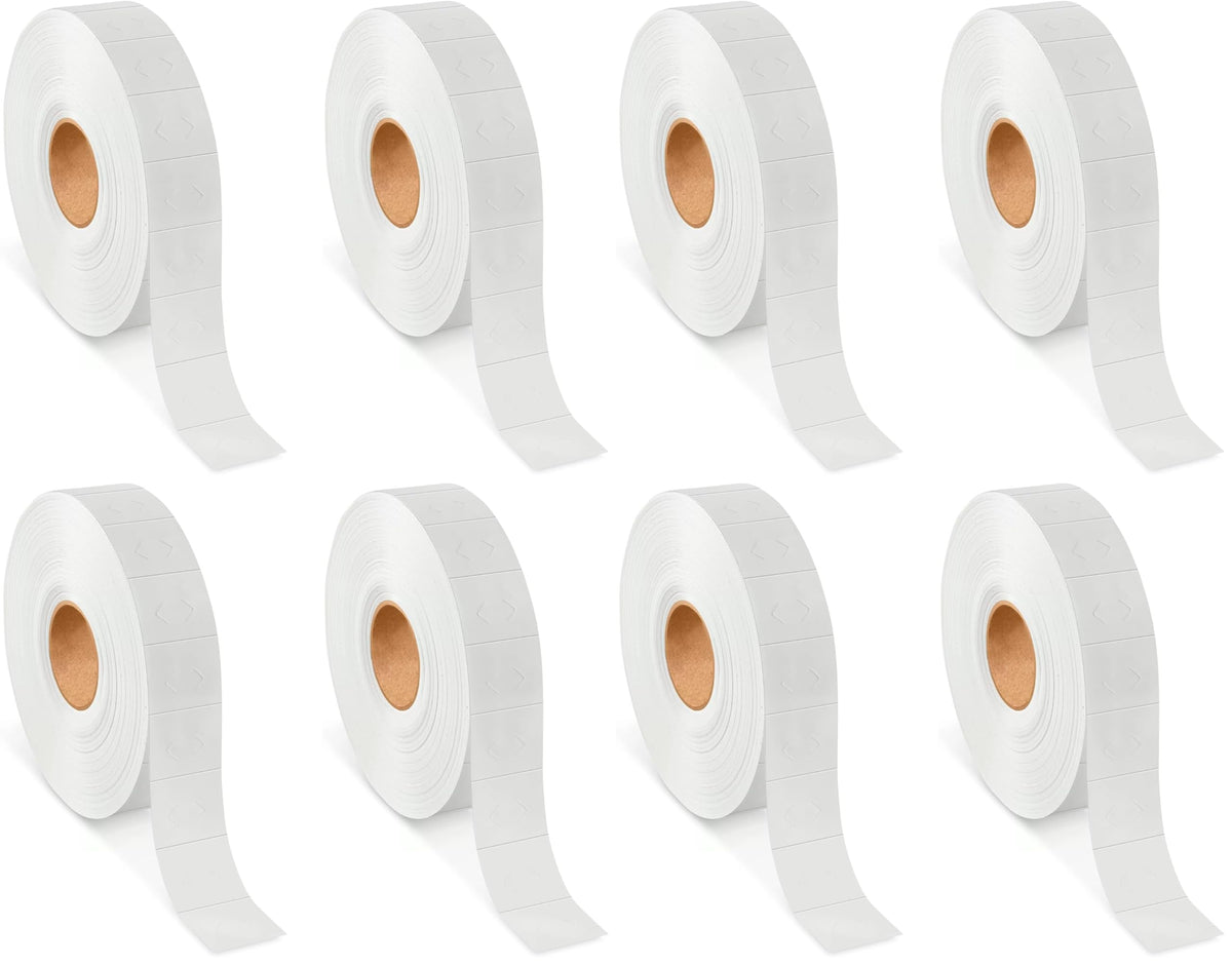 2 Rolls Pricing Labels for Monarch 1136 Two-Line Pricemarker - 3,500 Labels (White) (Pack of 4) 0.64 x 0.78 inches (Pack of 4)