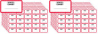 500 Pcs Legal Exhibit Label Stickers - 0.875 x 1.5 Inch STATE'S Exhibit Tabs for Court, Office & Legal Document Classification (Pack of 2) 0.875 x 1.5 inches (Pack of 2)
