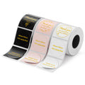 NIIMBOT M2/M3 Thermal Transfer Labels 3 Rolls 1.57''×1.57'' Multi-Color Set 3color Round 3Rolls-40mmx40mm