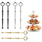6 Pack 3 Tier Cake Stand Hardware Tiered Dessert Tray Plate Hardware Kit
